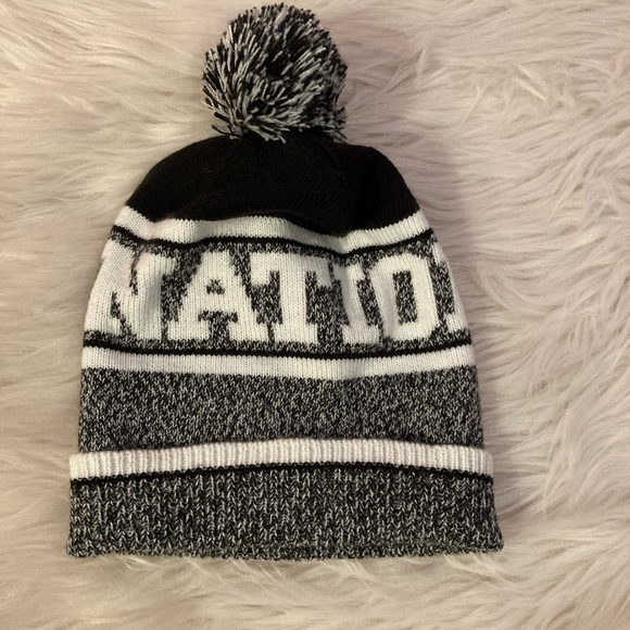 Pink Victoria’s Secret Pom Pom beanie - Picture 3 of 5